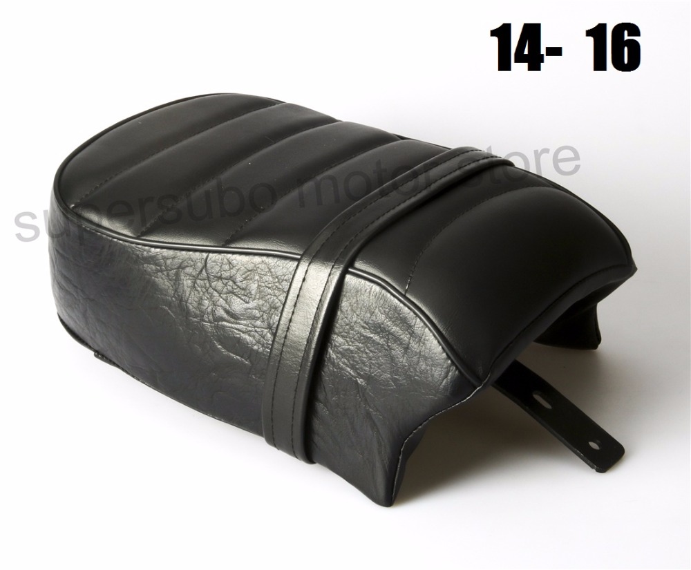 Xe máy Harley sửa đổi ghế sau đệm Hardback bọc da Iron XL883N 48 XL1200 - Đệm xe máy yên xe wave 110