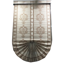 Fan-shaped roller blinds Roman curtain European style finished custom Q4-01 kitchen balcony study lifting curtain