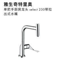 hansgrohe AXOR Citterio Single lever kitchen mixer with pull-out mixer 39861007