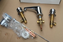 Made in Italy imported five-star hotel with full copper eight-inch three-hole basin faucet