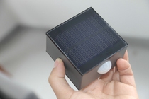 Solar lamp light and human induction lamp with German 14500 rechargeable lithium battery lamp assembly