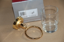 Ruiwo brush cup holder set bathroom hardware pendant toilet single cup holder glass wash cup shelf