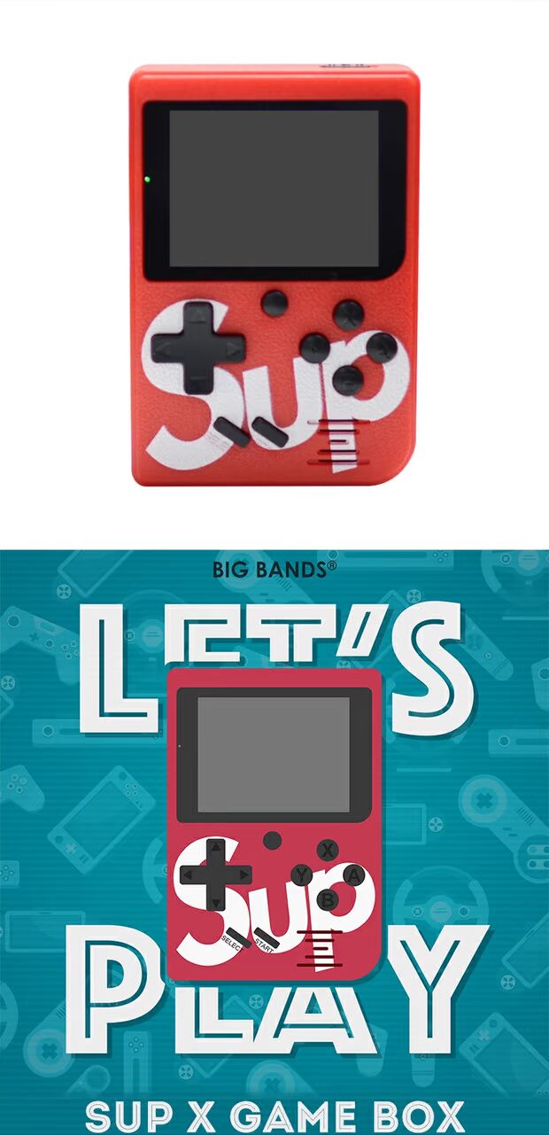 Sup Game Box Double Retro Vintage Mini Hoài niệm Pocket Super Mario Game Machine cộng với cầm tay - Bảng điều khiển trò chơi di động máy chơi game pvp station light 3000
