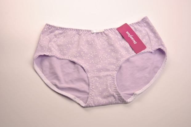Siêu thị Bướm đồng bộ Một túi Fen in hoa Hip Cotton đơn giản Trung và eo thấp Phụ nữ Quần lót Boxer Quần lót nữ - Nam giới quần lót đùi nam
