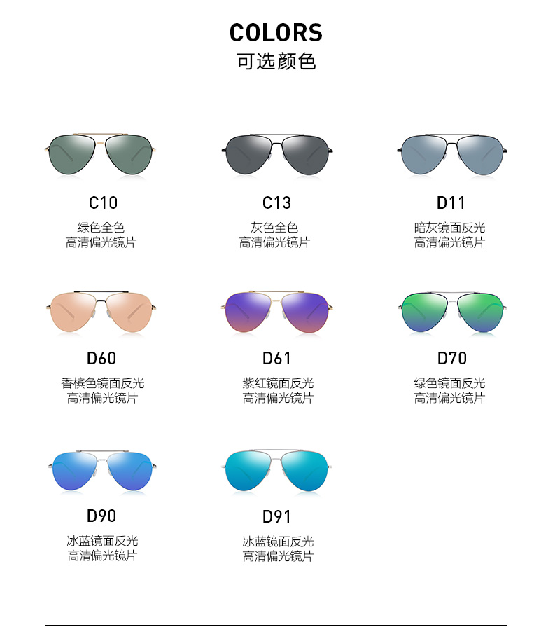 暴龙 经典热销款 男高清偏光复古蛤蟆镜 不挑脸型 图4