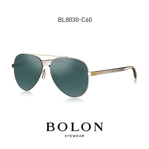 BOLON暴龙新款偏光蛤蟆镜男士飞行员框太阳镜个性墨镜眼镜BL8030