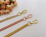 Цепь на цепочке, золотой аксессуар для сумки, бретели, сумка, цепочка, металлический ремешок для сумки, 9мм