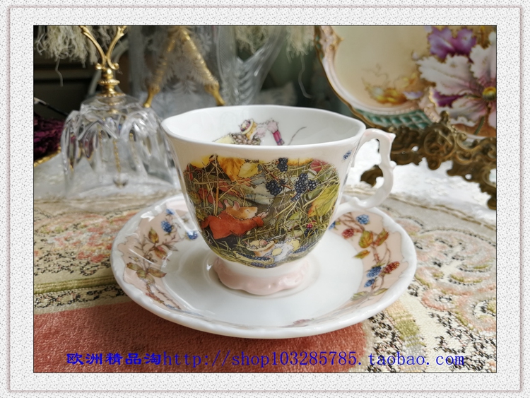 UK 1998 Royal Doulton Brambly Hedge Mouse Moving Annual Series Tea Set