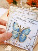 Yujian Eslite Butterfly Language among Flowers series metal bookmarks, a hollow literary brass souvenir for teachers during graduation season