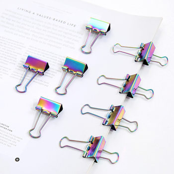 Colorful Binder Clips, Long Tail Clips, File Clips, Office Supplies, Binding Clips, Stationery, Book Clips, Small Clips