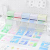 Planwith friend plan TAPE pearlescent note roll waterproof non-blocking pull-out sticky notes note marking stickers