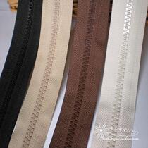 Number 5 5V resin zipped with zip code zipped double open tail zipped bag handmade bag zipped 4-color selection