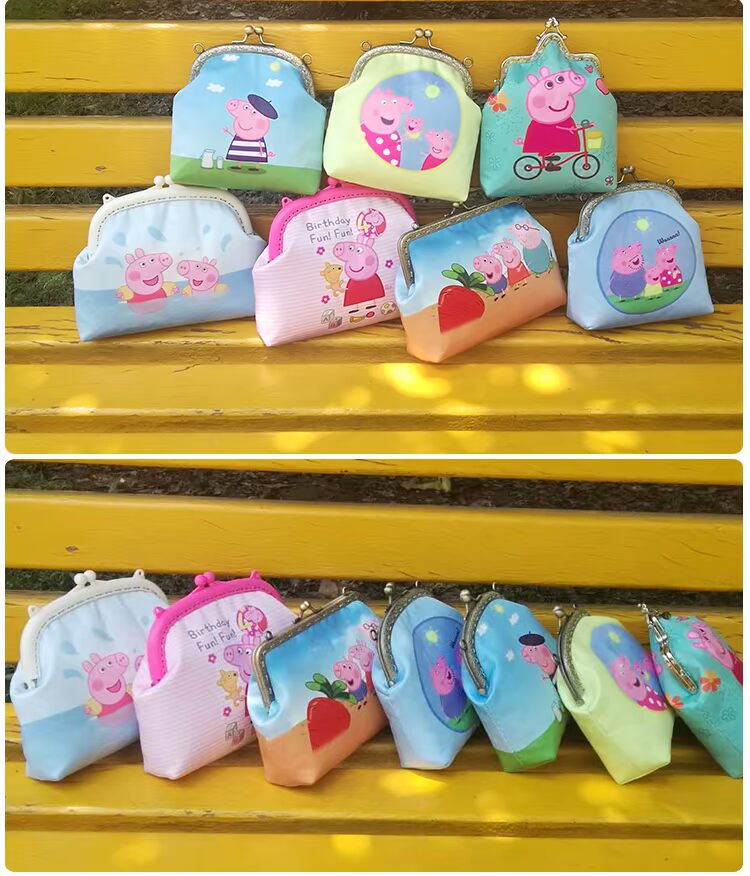 Pig Peggy Children Định vị Vải Giả sợi tơ tằm DIY Cut Single Piece Silk Handmade Gold Bag Fabric vải họa tiết thổ cẩm