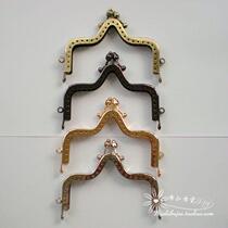 10cm Yamagata Gold Crown Shaped Mouth Gold Pocket Gold Bag Zero Wallet Accessories Premium Free-hole delivery paper type