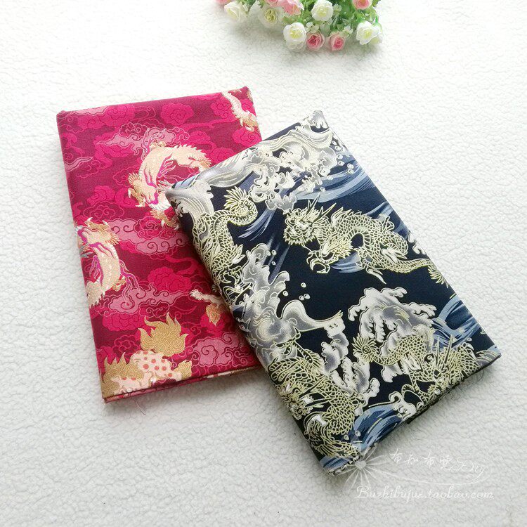 Japanese zephyr bronzing cotton imitation cotton and linen fabrics, pillows, sheets, curtains, handmade bag fabrics