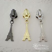 Metal zipped head 3 5 zipped pull head pull head pull head luggage clothing DIY accessories Accessories Iron Tower