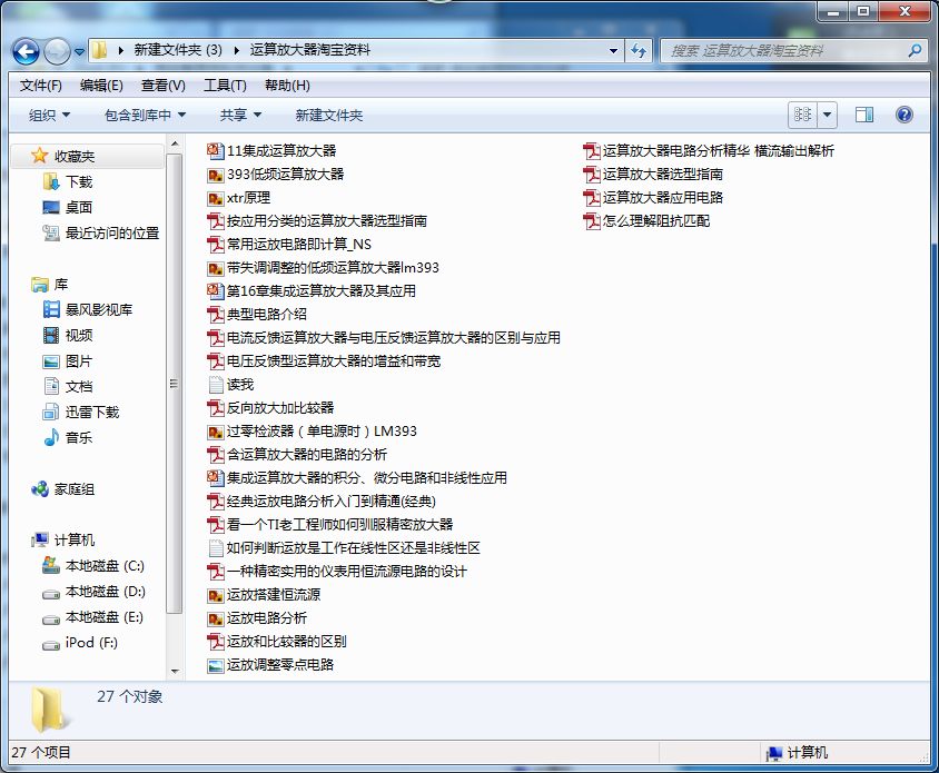 Information on the operational amplifier