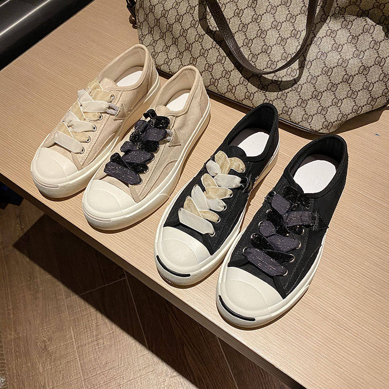 Lin Xiaozhai with the same small dirty shoes women 2021 spring and autumn Korean version of net red super fire retro old canvas casual flat shoes