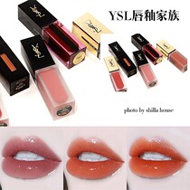 Spot YSL Saint Laurent black tube lip glaze 432 433 435 gold tube milk tea 39 velvet 204 matte