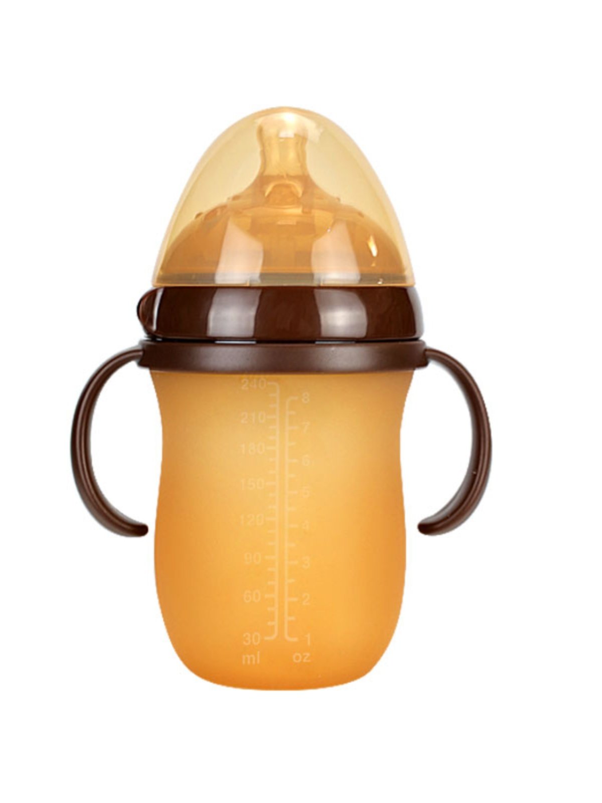 Weaning Silicone Bottle Magic Tool Wide-Caliber Nipple Bottle Newborn Breast Milk Nipple Ultra-Soft New Model Anti-Drop