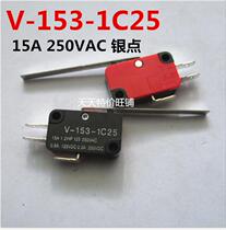 Long handle micro switch V-153-1C25 long handle type 15A 250V travel switch silver point 50MM handle