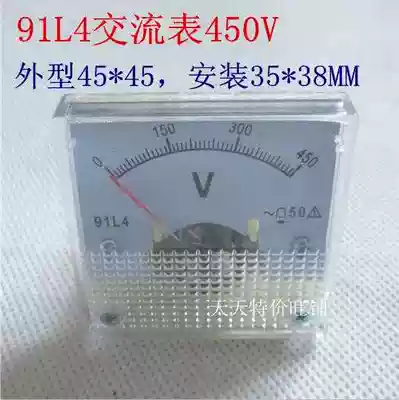 91L4-A V AC current voltmeter pointer Mechanical AC250V 300V AC5A AC10A