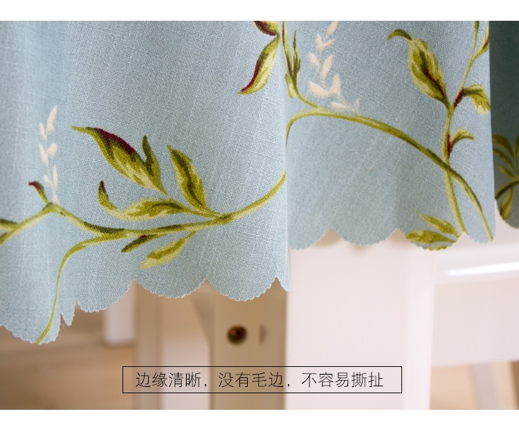 Khăn trải bàn hình bầu dục dài khăn trải bàn gấp vải bàn kính thiên văn cotton lanh nhỏ tươi nhà tròn bàn cà phê phong cách châu Âu - Khăn trải bàn khăn trải bàn