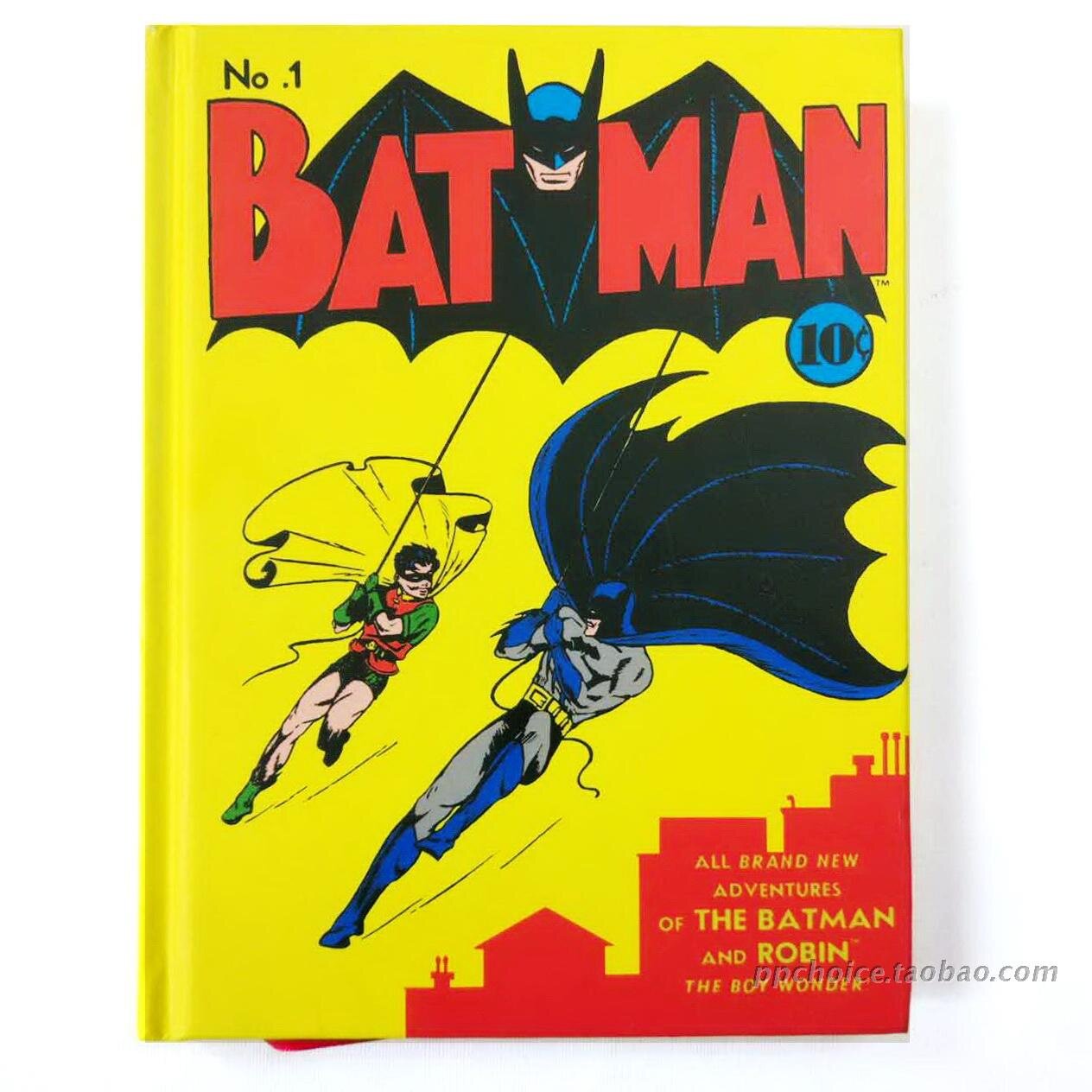 Warner DC Warner Comics Series Hardcover Notepad: No 1 BAT Man Batman