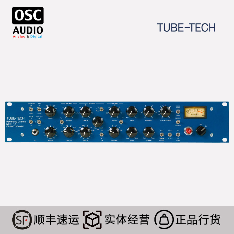 Tube-Tech MEC-1A Vacuum Tube Talk Channel Strip Microphone Amplifier Compression Equalisation