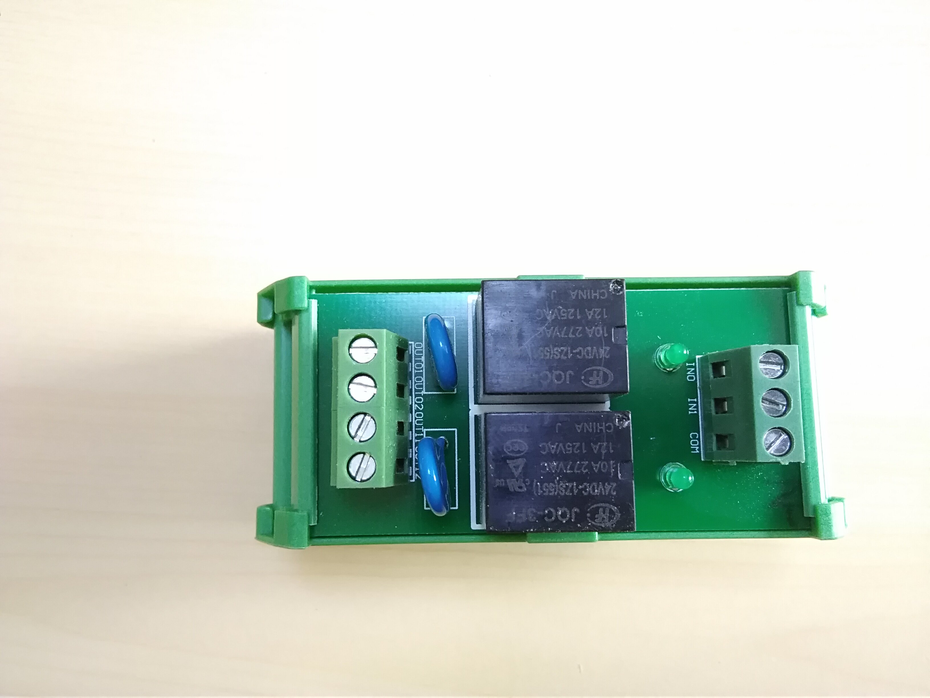 PLC Digital enlarged board relay board in the shape of a