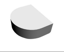 Carbide semicircular turning head crushing round cutter head YG8 YG6X B220 size cutter head