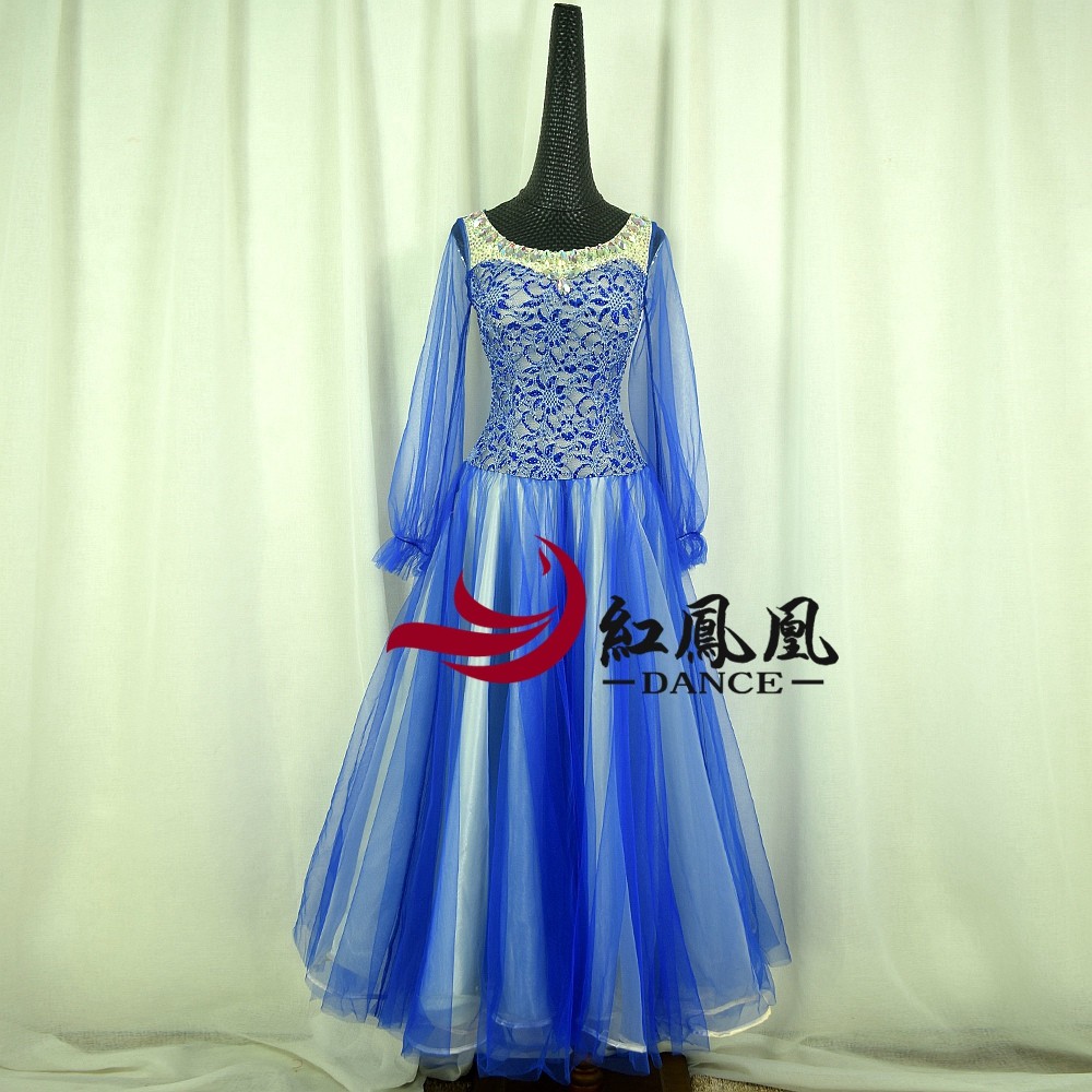 Red Phoenix New Morden Dance Competition Dress Fluffy Princess Dress Out of the National Label Social Dance Dancing Dress BR851