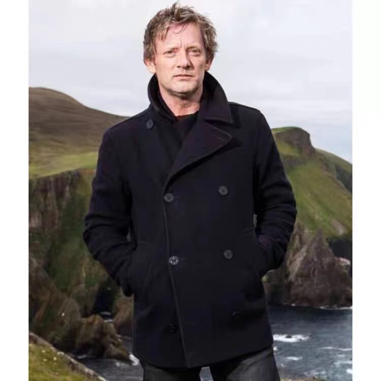Autumn and Winter European and American Style Movie Mission Impossible 6 Celebrity Style Woolen Coat Short Business Casual Men's