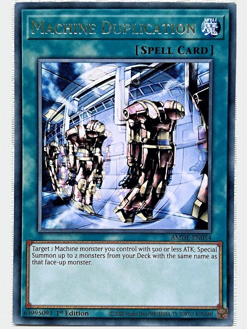 游戏王美英一刷AMDE-EN054 R 机械复制术BC1——性价比之王。
