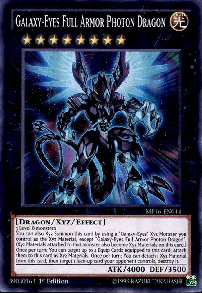 Game King Meiying One Brush MP16-EN044 SR Galaxy Eye Heavy Armor Photon Dragon M8BC
