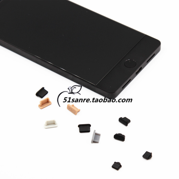 Suitable for Apple Huawei Xiaomi Phone Mini microUSB Type-c Charging Interface Silicone Dust Resistant