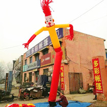 Hot sale custom inflatable opening air dance Dancing star clown God of Wealth Swing man Cartoon arch gas mold man