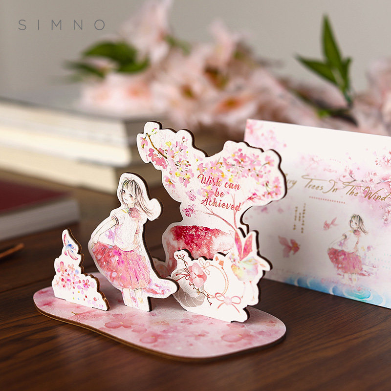 Core Stranglewood Pendulum SOLID CARDS Stars Empty Series Festival Christmas Gifts Handwritten Blessing Card Desktop Small Pendulum