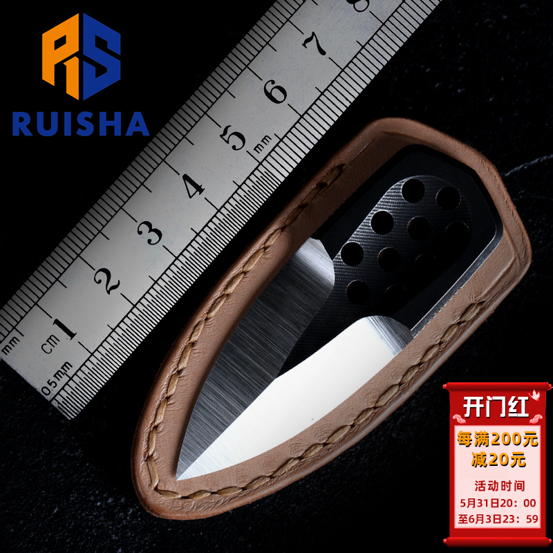 Meat Eater Sharp Shark Thumb Knife Multifunction Mini outdoor portable with small tear-proof Express open box courtesy EDC