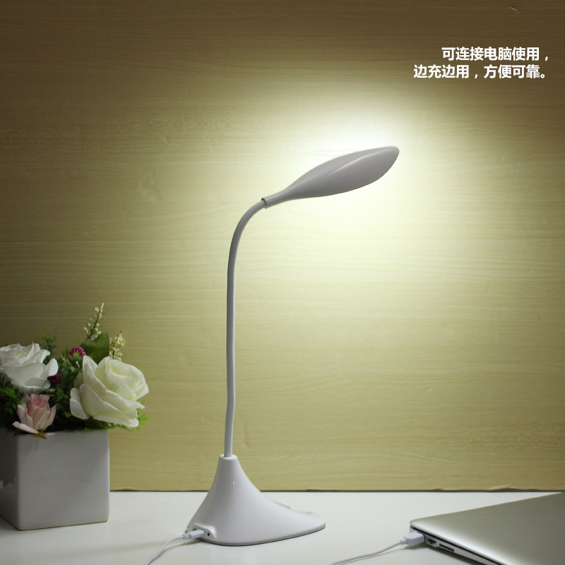 LED EYE-protector Table Lamp for Learning to Read Office Lamp with Clamp for Children and Students Dormitory Reading Small Table Lamp Rechargeable