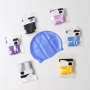 18073004 身 Đàn ông và phụ nữ tất cả đều có mũ bơi chống nước silicon liền mạch 	mũ trùm đầu khi bơi
