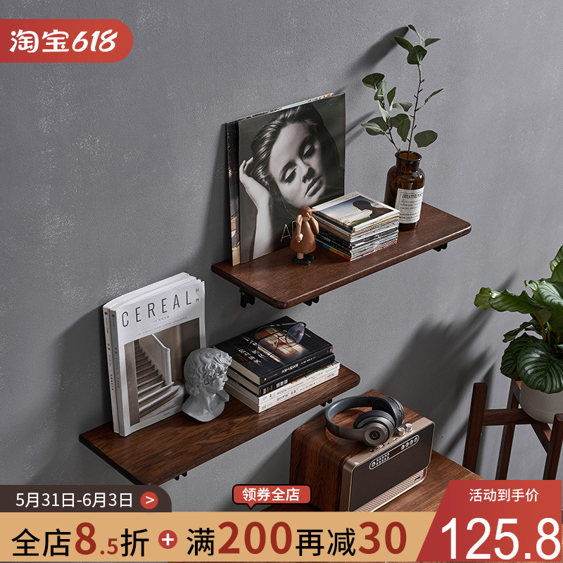 Solid wood foldable frame with one-word wall wall wall tile wall wall wall wall partition