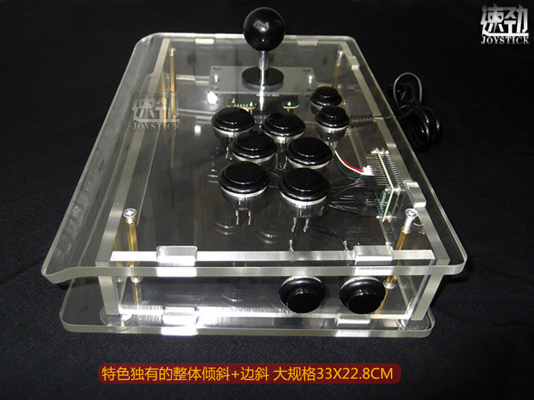 Cần điều khiển trò chơi di động xử lý Android PS3 máy tính arcade phím điều khiển Street Fighter 5 gốc ba và rocker acrylic tay game bluetooth