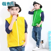 | Quần áo trẻ em 2019 Mùa xuân và mùa thu Trẻ em mới vest bé trai lớn cậu bé lông cừu không mũ vest