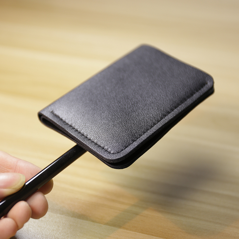 Mini wallet men's short leather vertical leather wallet top layer cowhide wallet soft leather ultra-thin wallet tide