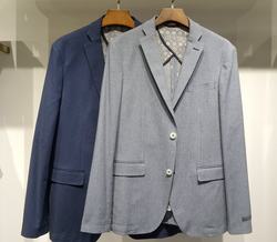 New arrival European handsome men's Slim fit outfit business casual , ຊຸດດຽວ, jacket versatility, 98% ຝ້າຍ, ເຄິ່ງ lined