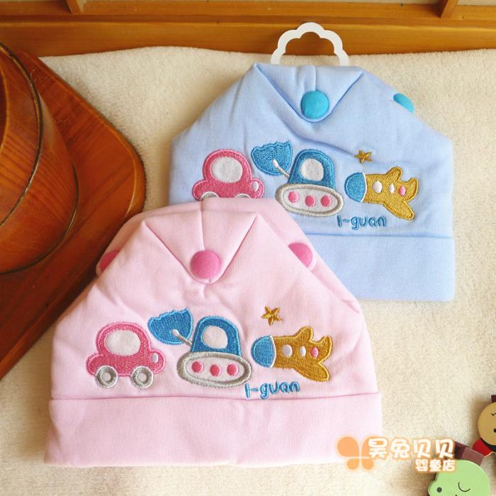 Two Liangguaner boys and girls baby autumn and winter thickened warm baby hats newborn hats fetal hats
