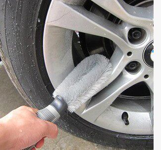 Car wheel hub brush cleaning brush cleaning brush steel ring brush special cleaning supplies car wash tool