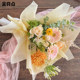 ນົມຝ້າຍມ້ວນ bouquet waterproof lined flower wrapping paper solid color tissue paper flower wrapping paper material florist flower art