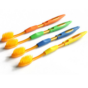 白菜控：9.02包邮 8支  纳米黄金双层软毛牙刷